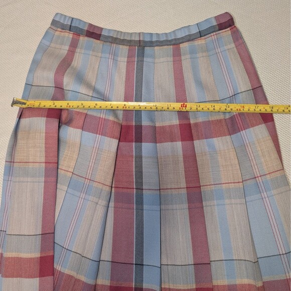 Pendleton Skirt Wm's size 8 100% Pure Virgin Wool Authentic Malcolm Tartan Plaid - Picture 7 of 8